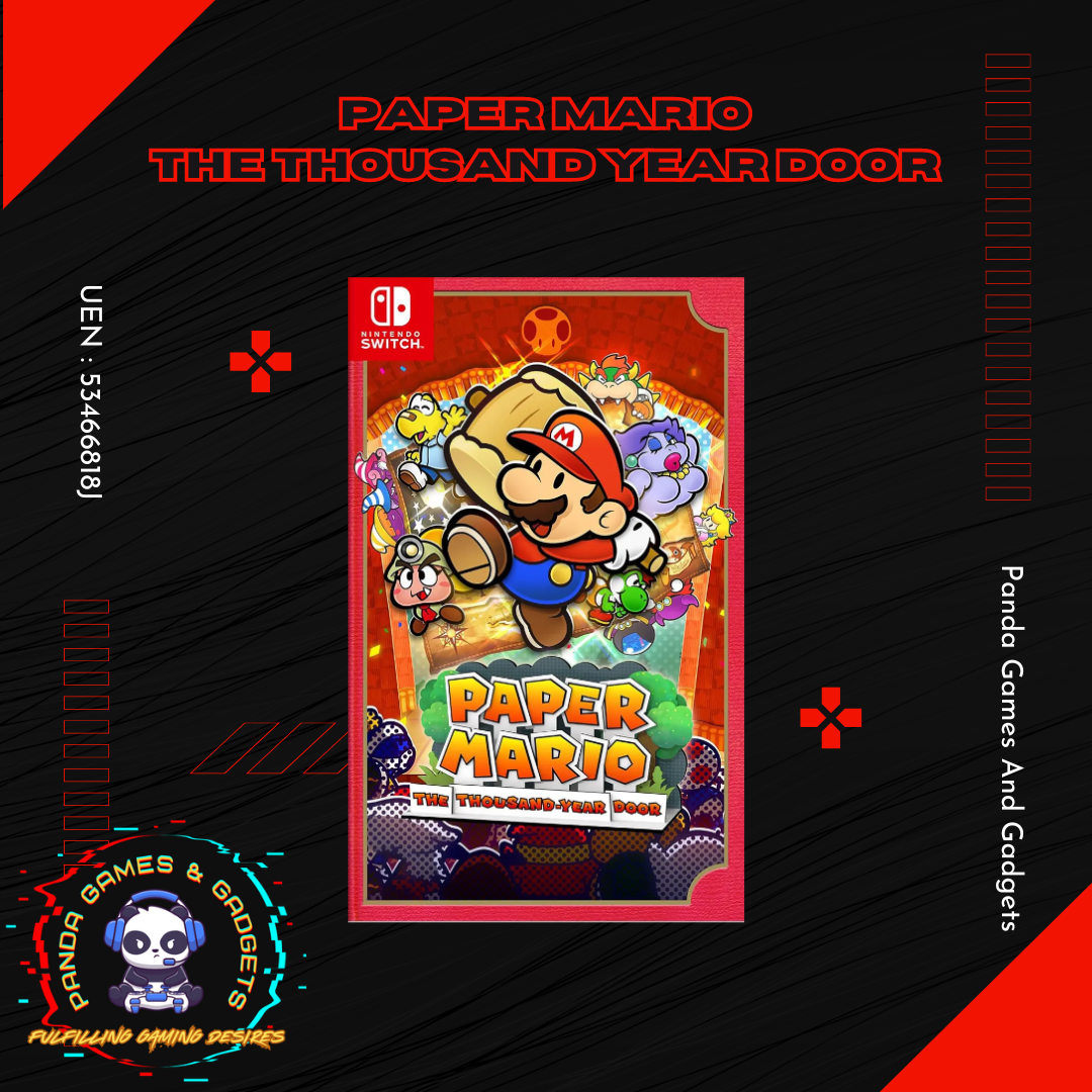 Paper Mario The Thousand Year Door (Switch | Physical Cartridge) | Panda  Games and Gadgets