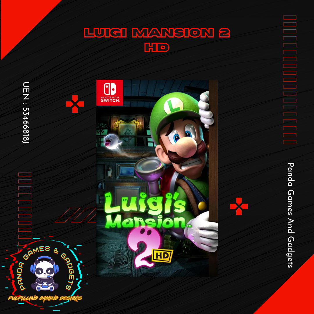 Luigi Mansion 2 HD (Switch | Physical Cartridge) | Panda Games and Gadgets